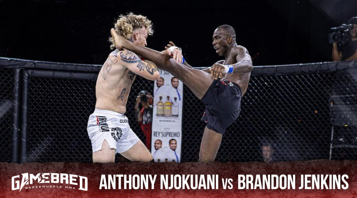 Anthony Njokuani Vs Brandon Jenkins Gamebred Bareknuckle MMA