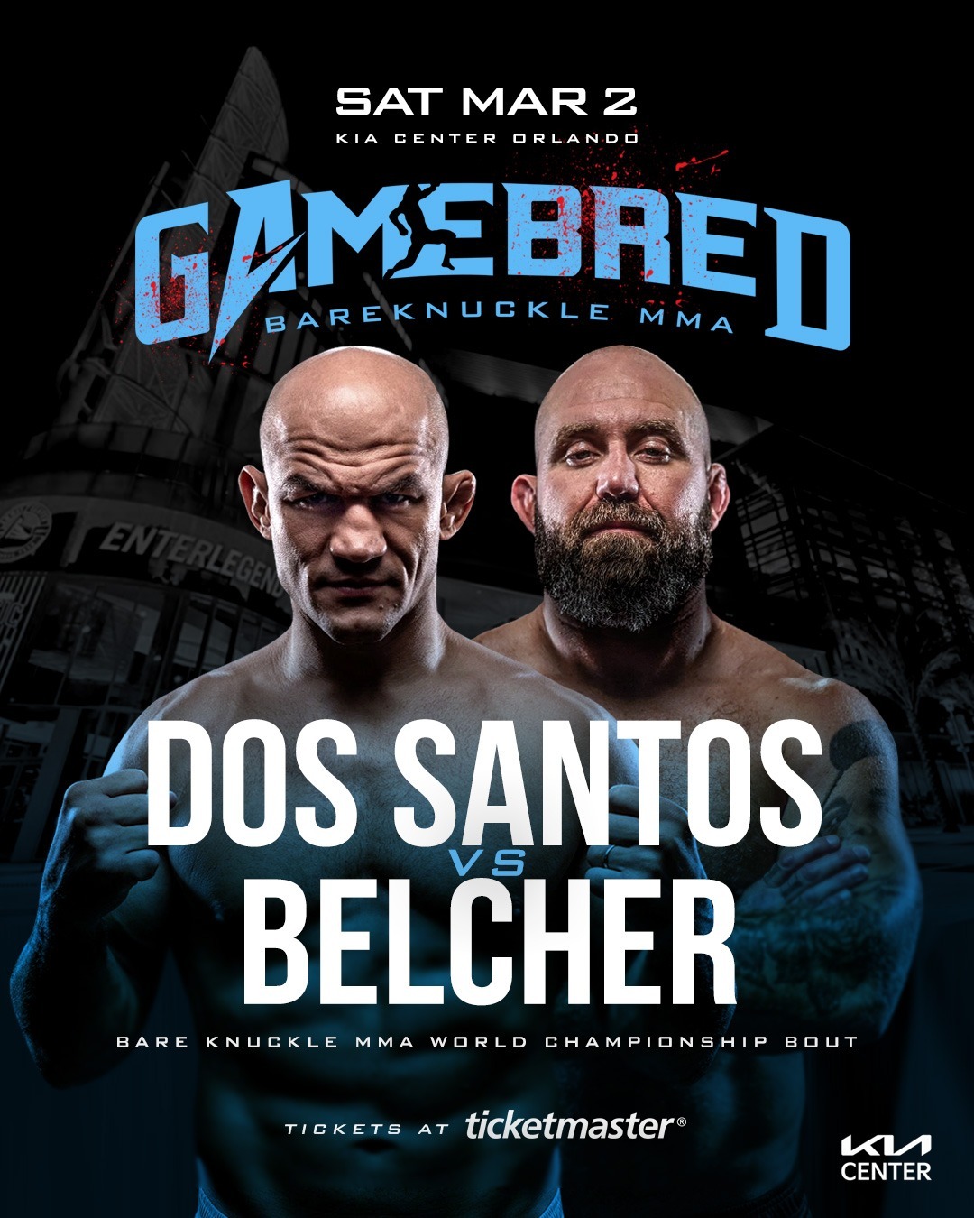 Gamebred Bareknuckle MMA Dos Santos vs Belcher